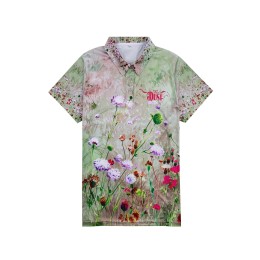 Online order to make women's short-sleeved polo shirt design full-piece sublimation group polo shirt equestrian club P1377 Online order to make women's short-sleeved polo shirt design full-piece sublimation group polo shirt equestrian club P1377